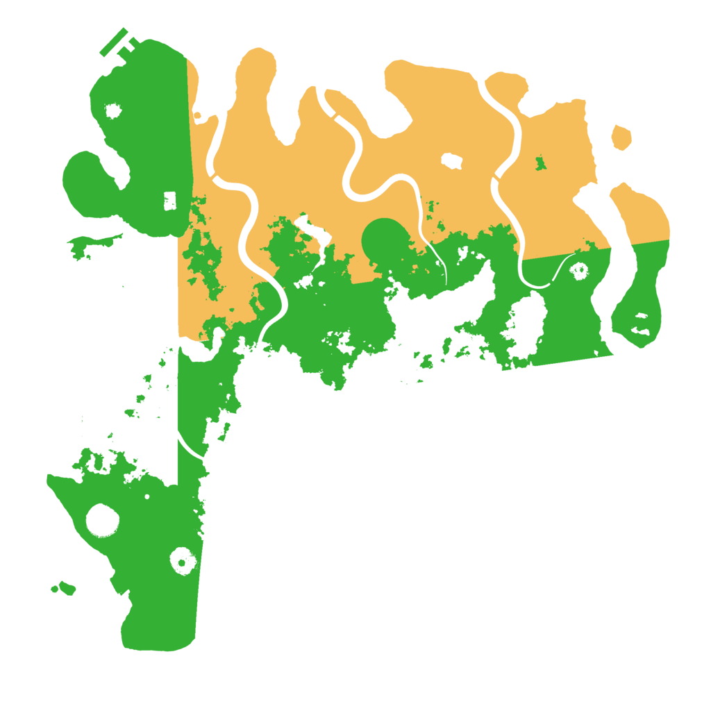 Biome Rust Map: Procedural Map, Size: 4090, Seed: 50000