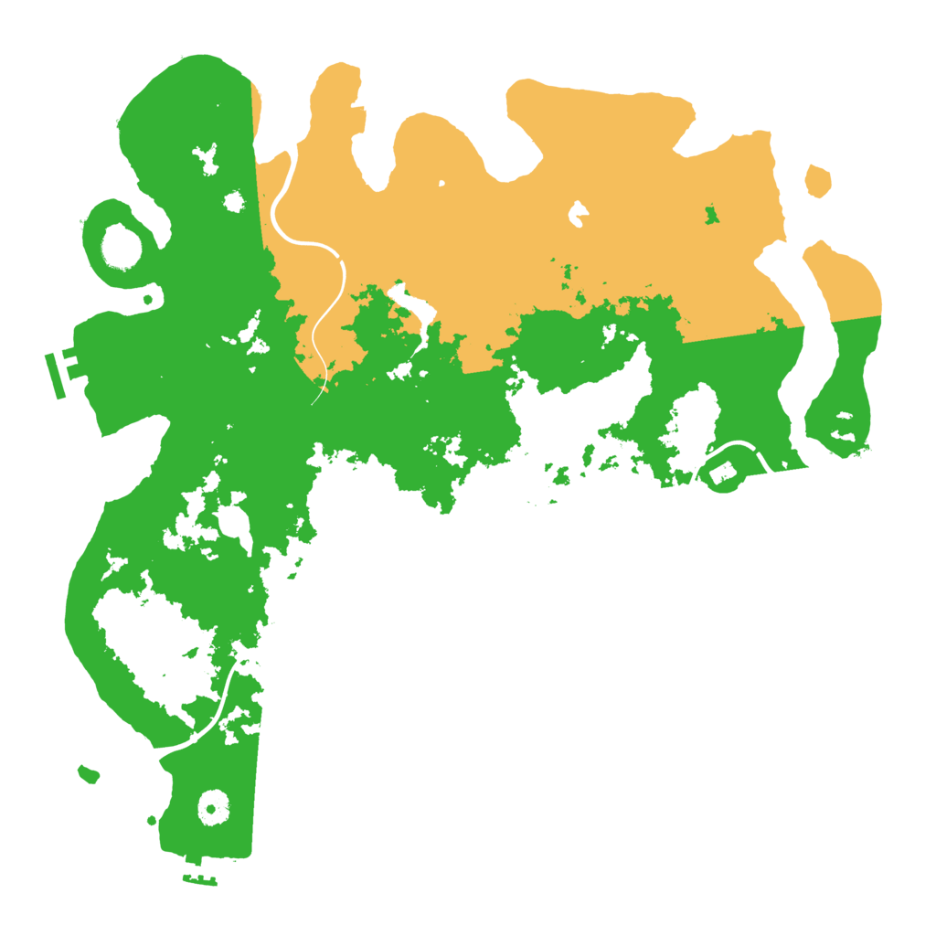 Biome Rust Map: Procedural Map, Size: 4090, Seed: 50000