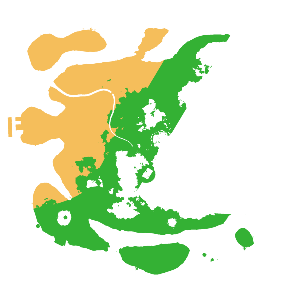 Biome Rust Map: Procedural Map, Size: 3000, Seed: 22472