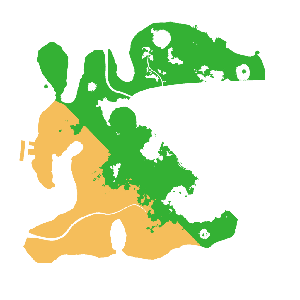 Biome Rust Map: Procedural Map, Size: 3000, Seed: 156324934
