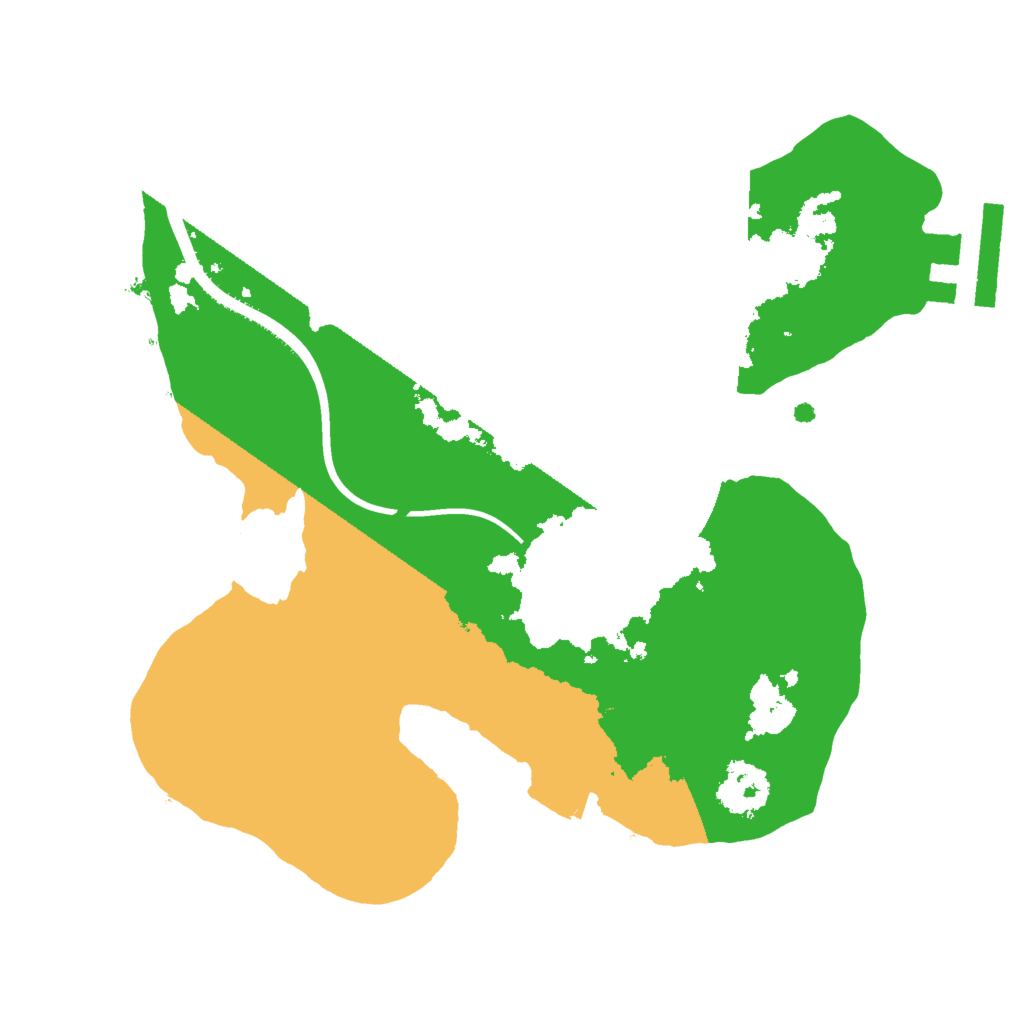 Biome Rust Map: Procedural Map, Size: 2000, Seed: 164411277