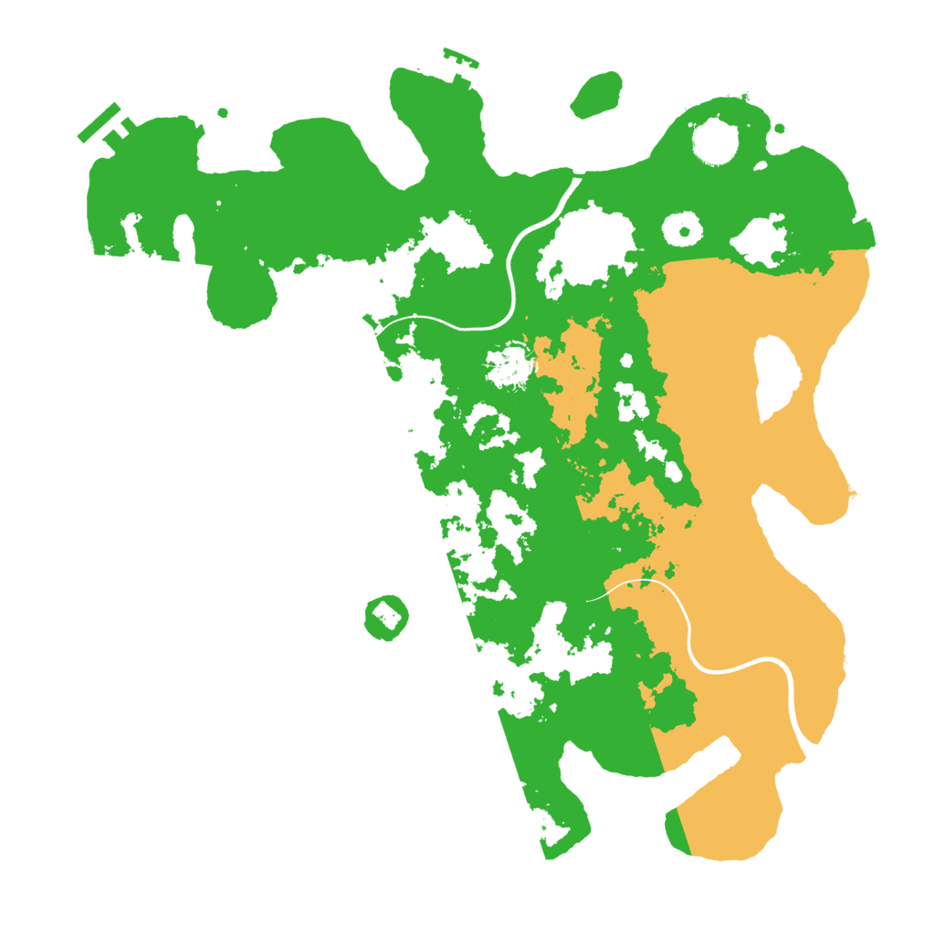 Biome Rust Map: Procedural Map, Size: 3700, Seed: 176671798