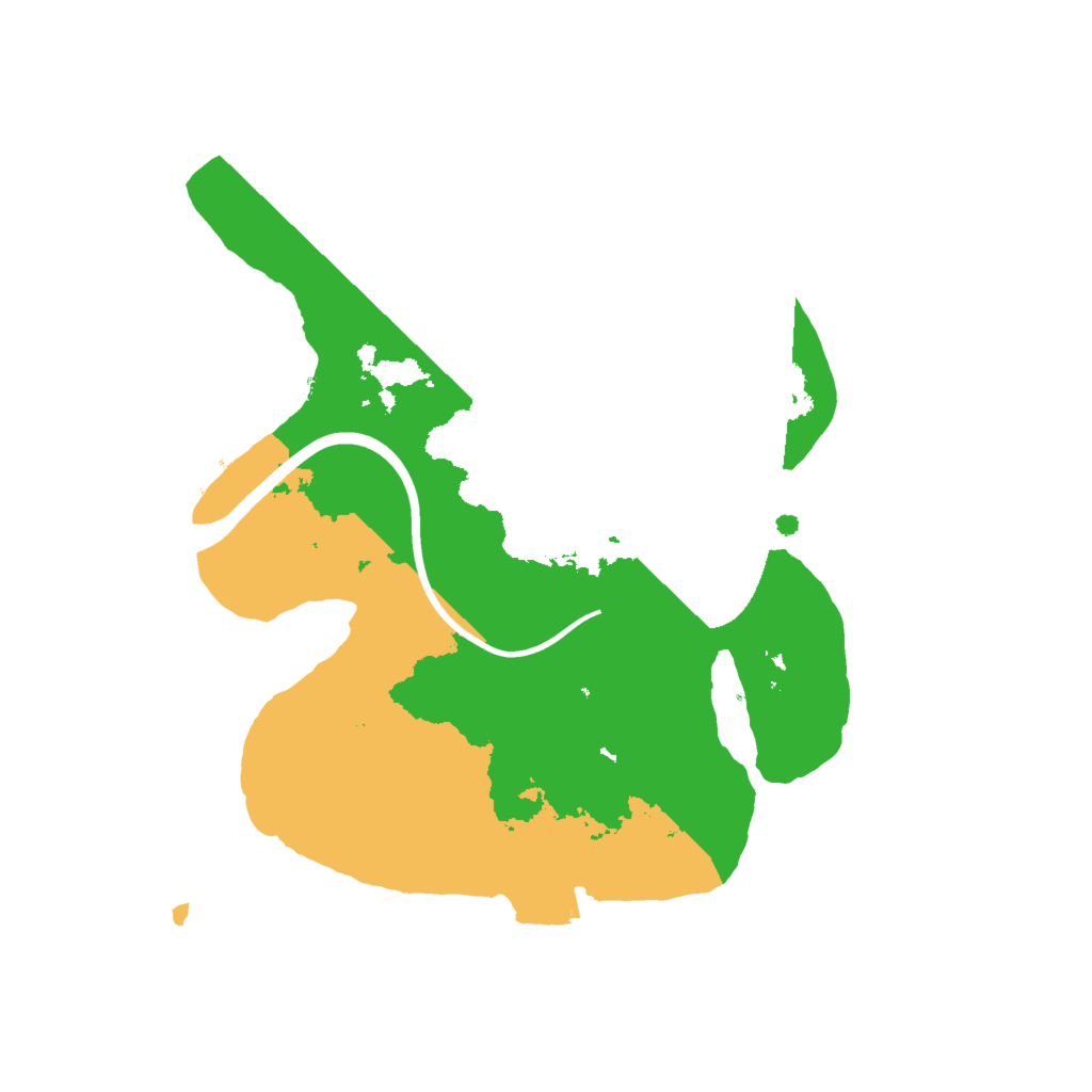 Biome Rust Map: Procedural Map, Size: 2000, Seed: 1226044563