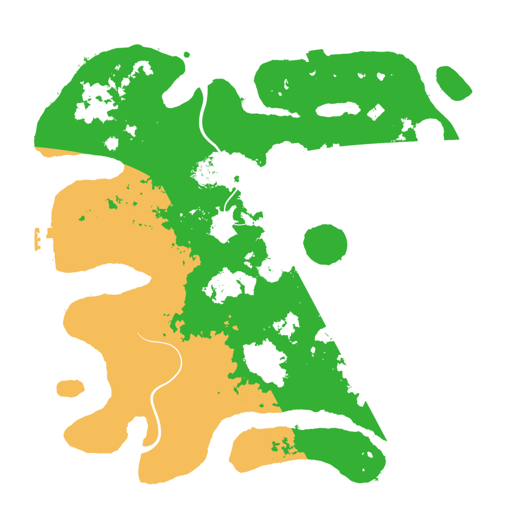 Biome Rust Map: Procedural Map, Size: 3500, Seed: 979668044