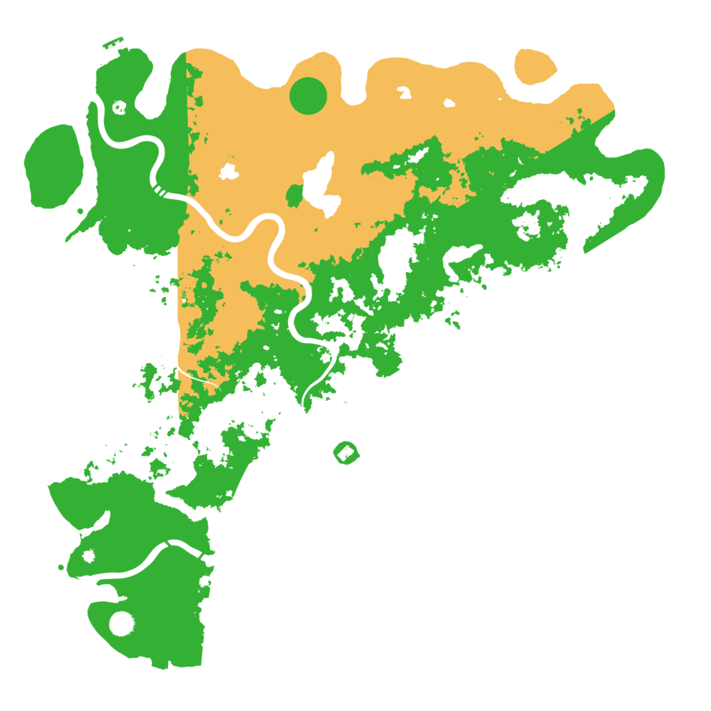 Biome Rust Map: Procedural Map, Size: 5000, Seed: 1445546836