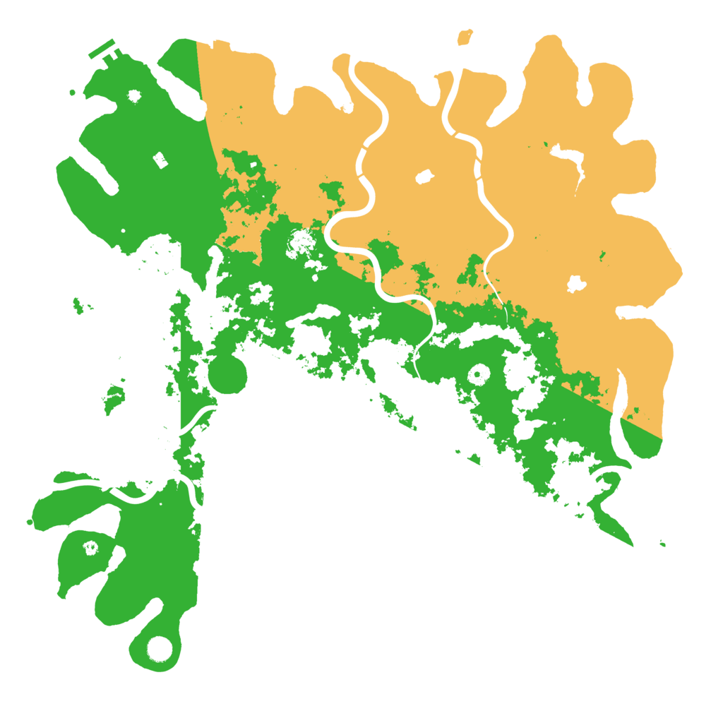 Biome Rust Map: Procedural Map, Size: 5000, Seed: 1719565851