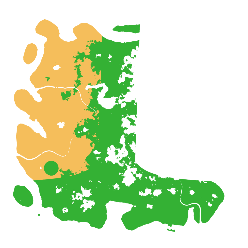 Biome Rust Map: Procedural Map, Size: 4500, Seed: 650709832