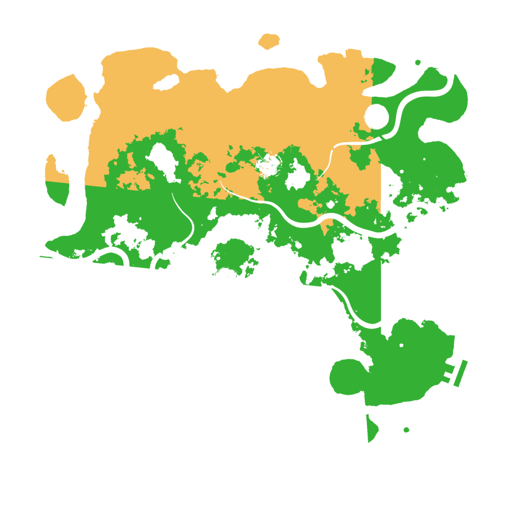 Biome Rust Map: Procedural Map, Size: 3750, Seed: 256218757