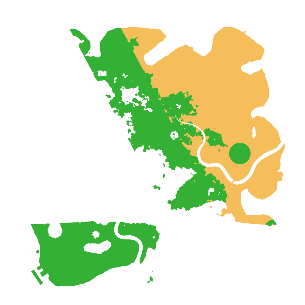 Biome Rust Map: Procedural Map, Size: 3750, Seed: 271682700