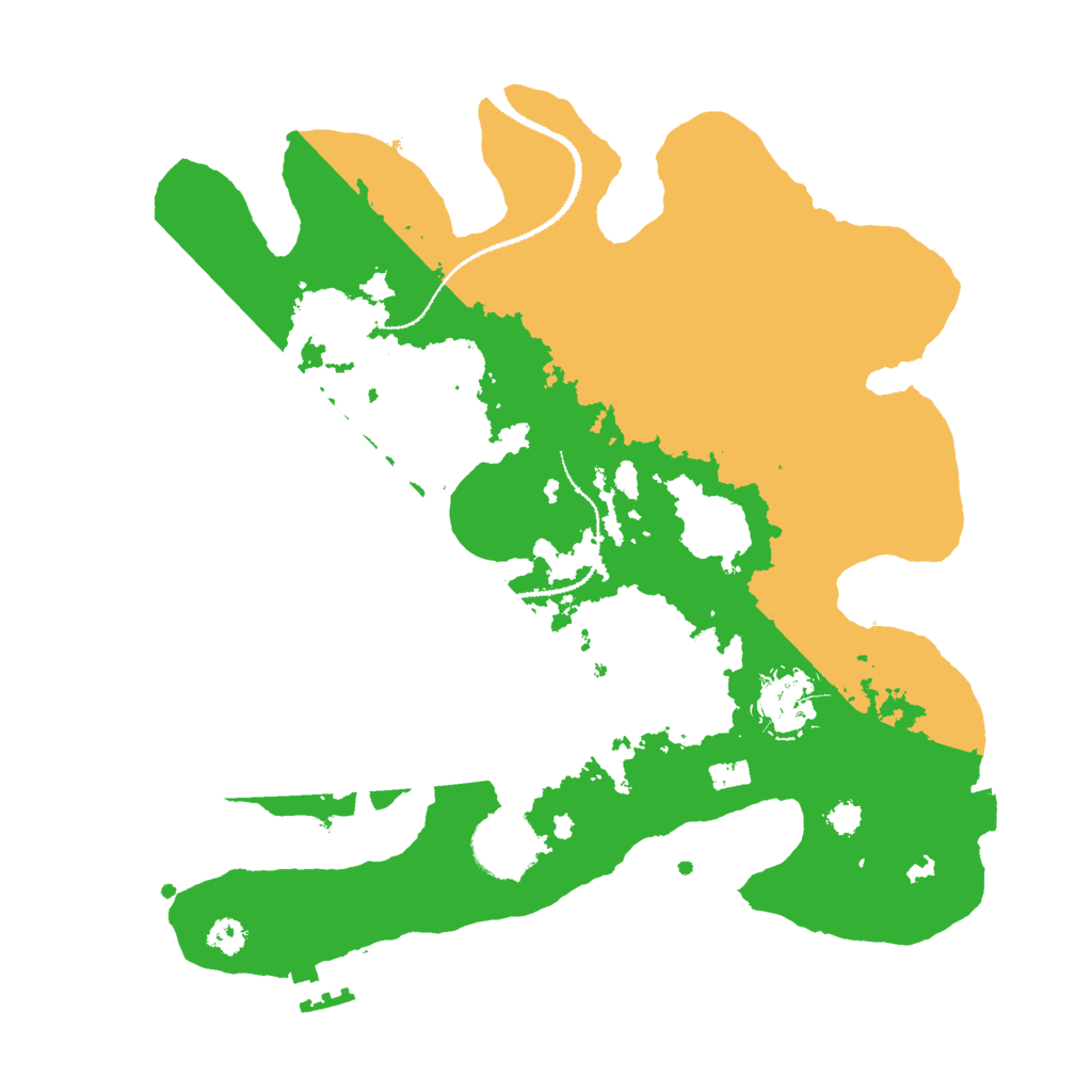 Biome Rust Map: Procedural Map, Size: 3000, Seed: 117812503