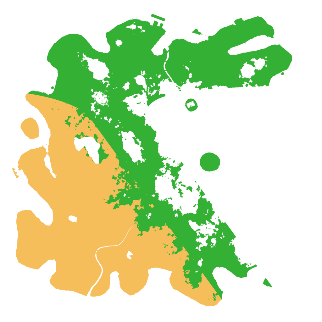 Biome Rust Map: Procedural Map, Size: 4500, Seed: 1555953130