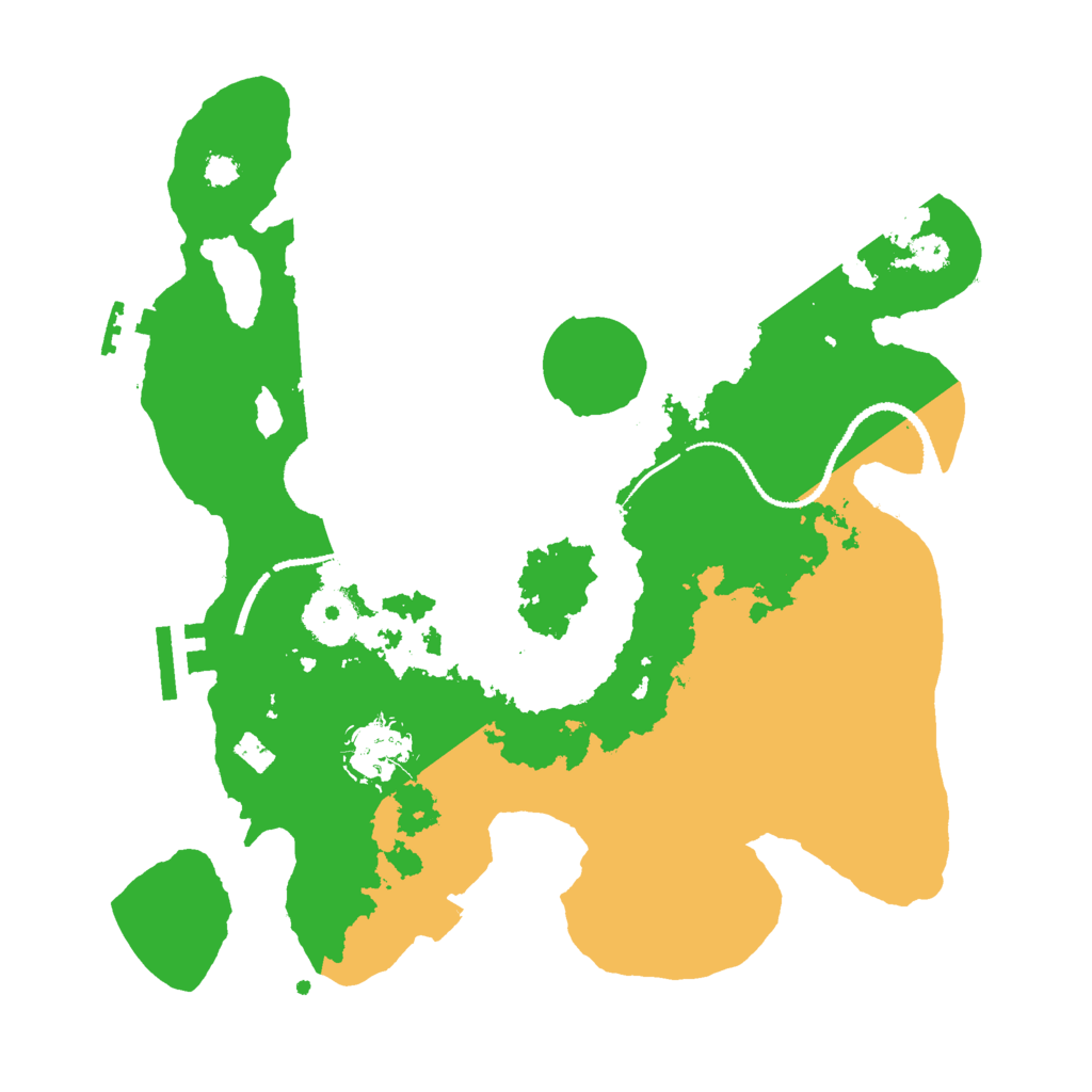 Biome Rust Map: Procedural Map, Size: 3000, Seed: 1285269742