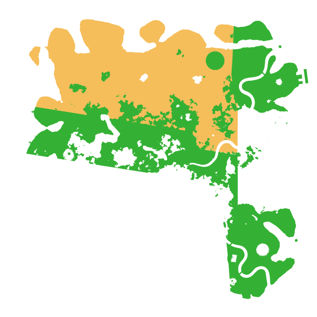 Biome Rust Map: Procedural Map, Size: 4500, Seed: 1019602023
