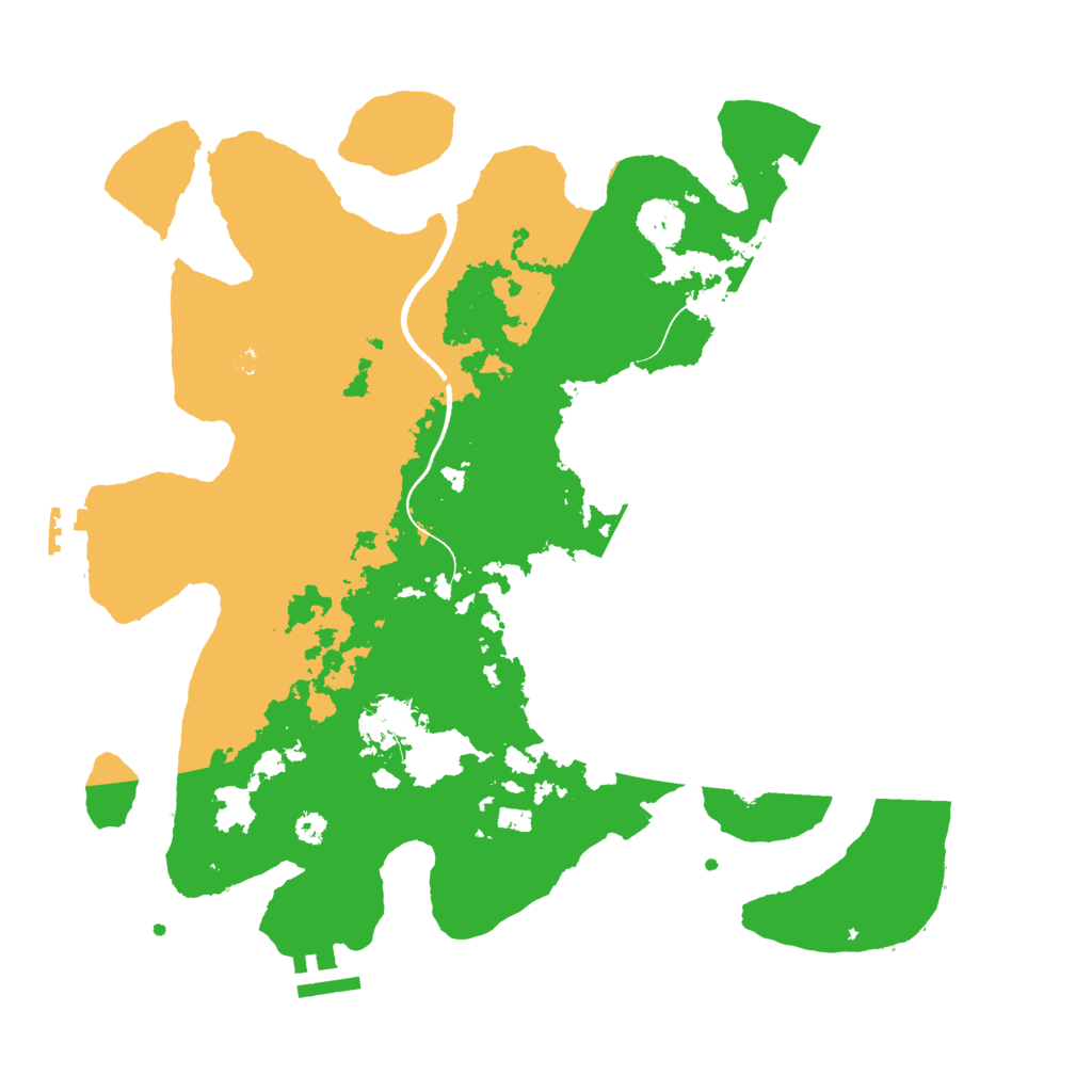 Biome Rust Map: Procedural Map, Size: 3500, Seed: 65477214