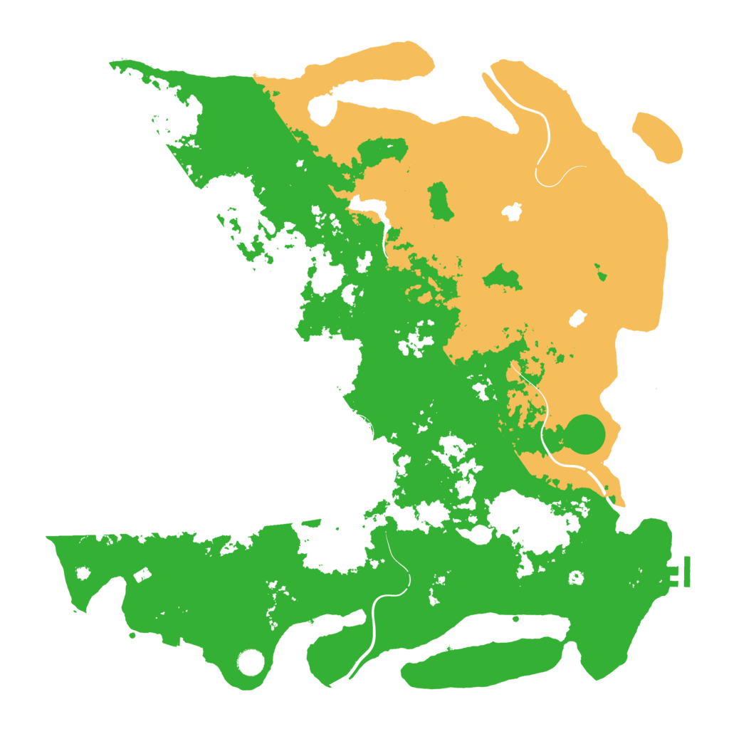 Biome Rust Map: Procedural Map, Size: 4800, Seed: 530009950