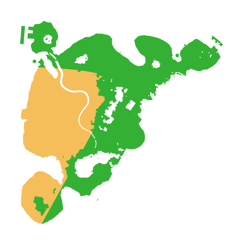 Biome Rust Map: Procedural Map, Size: 2800, Seed: 55916445