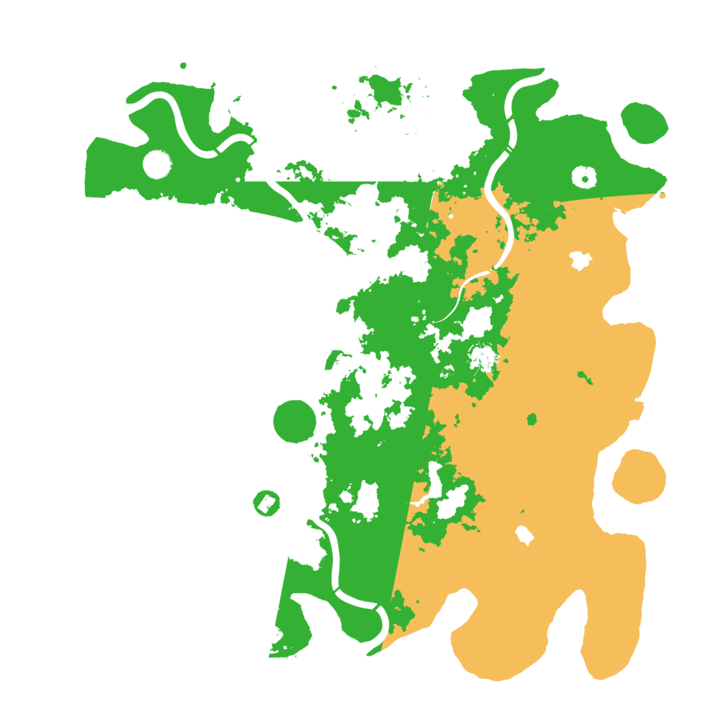 Biome Rust Map: Procedural Map, Size: 4500, Seed: 2040736835