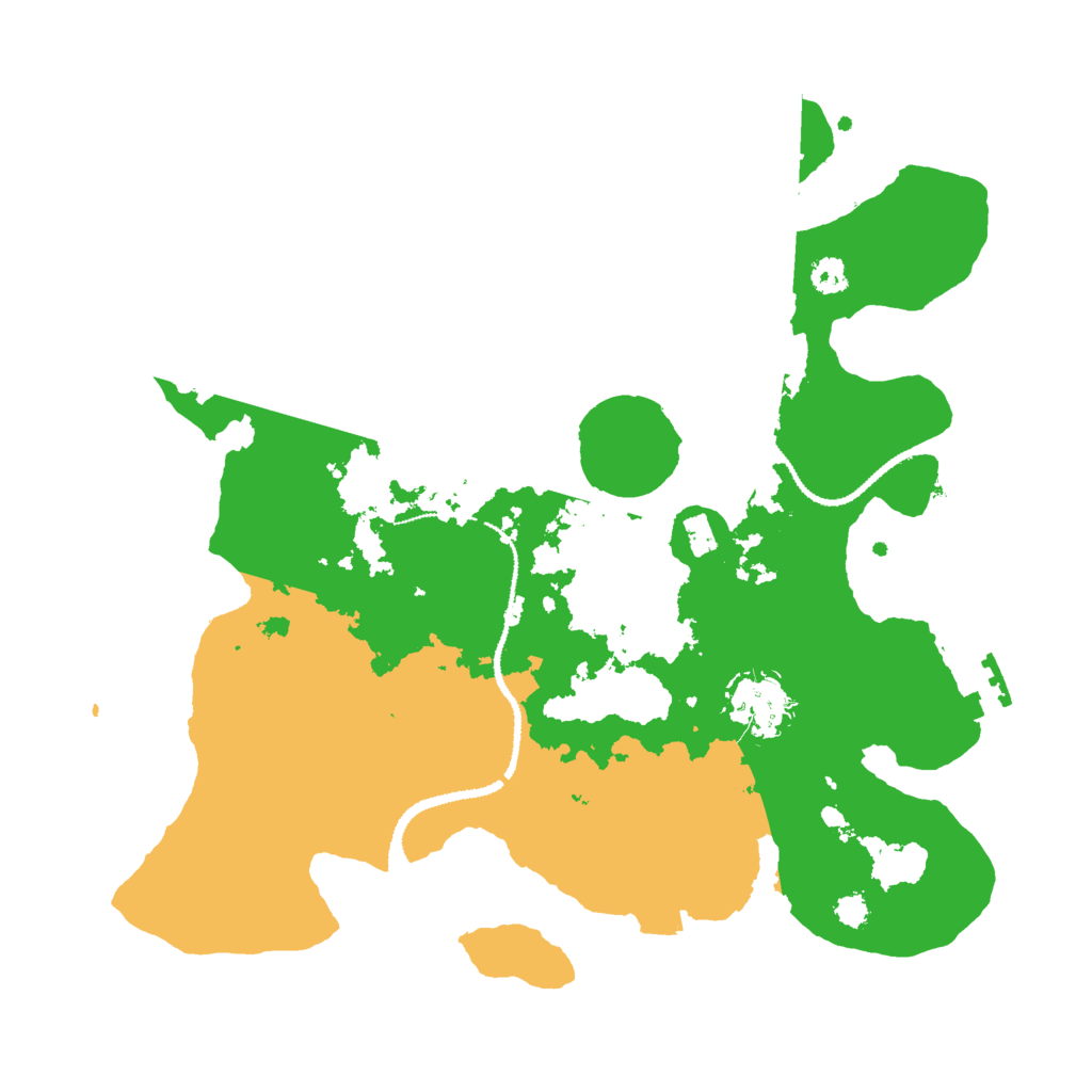 Biome Rust Map: Procedural Map, Size: 3000, Seed: 1763176204