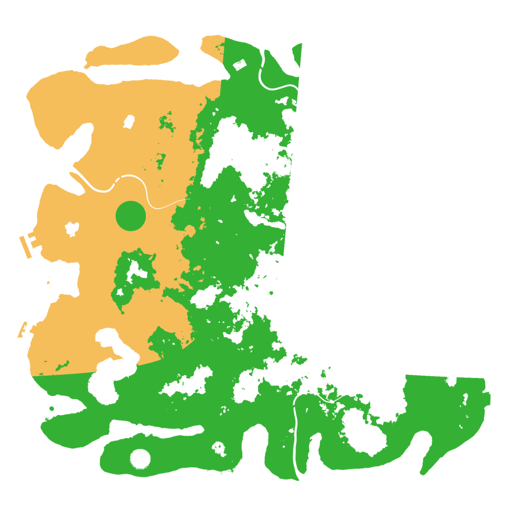 Biome Rust Map: Procedural Map, Size: 4500, Seed: 866112764