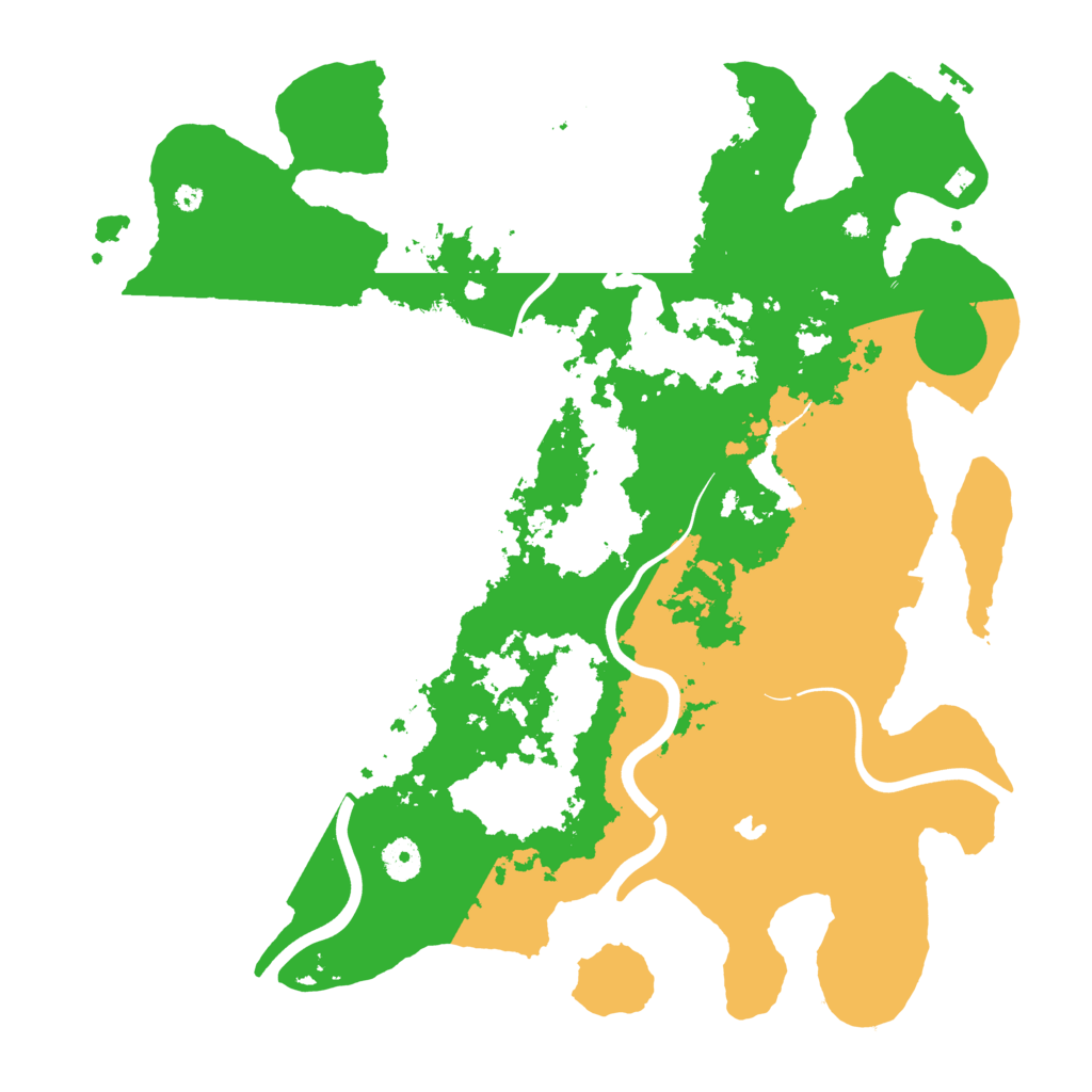 Biome Rust Map: Procedural Map, Size: 4050, Seed: 1333191305