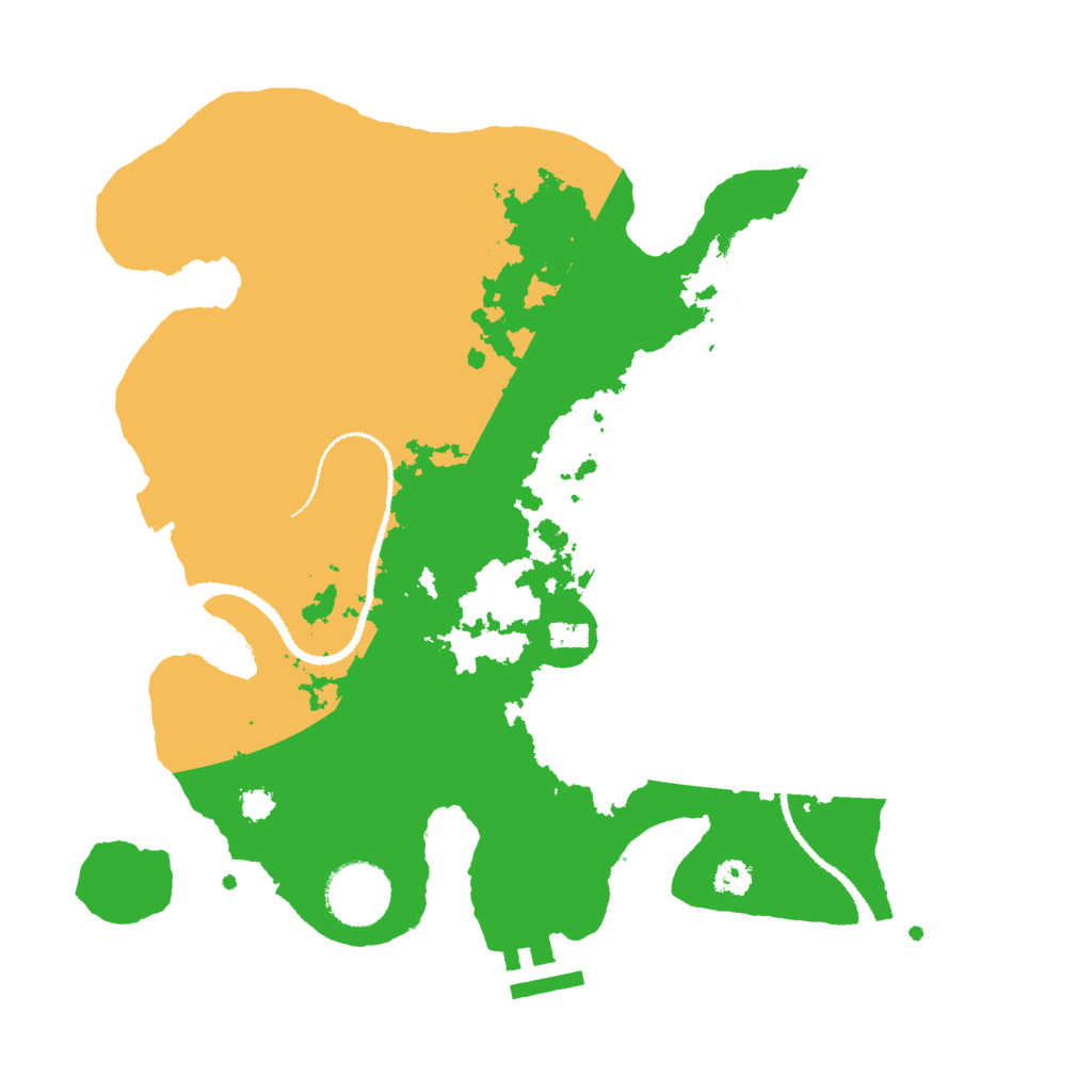 Biome Rust Map: Procedural Map, Size: 3000, Seed: 301925466