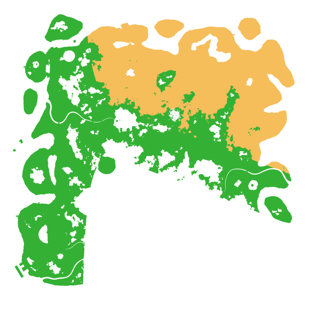 Biome Rust Map: Procedural Map, Size: 4800, Seed: 249336146