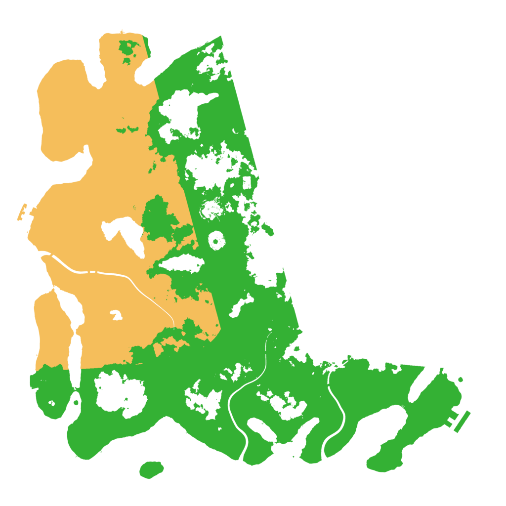 Biome Rust Map: Procedural Map, Size: 4250, Seed: 238163111