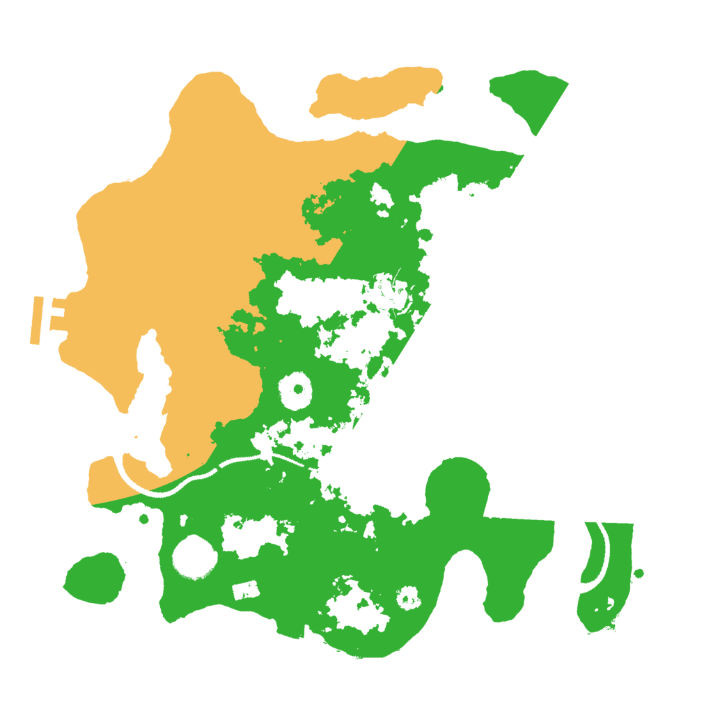 Biome Rust Map: Procedural Map, Size: 3000, Seed: 696672564