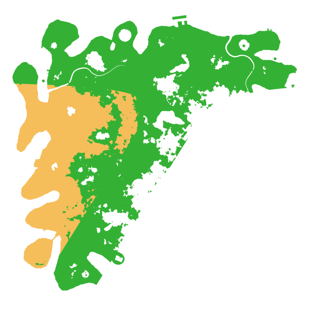 Biome Rust Map: Procedural Map, Size: 4500, Seed: 985933