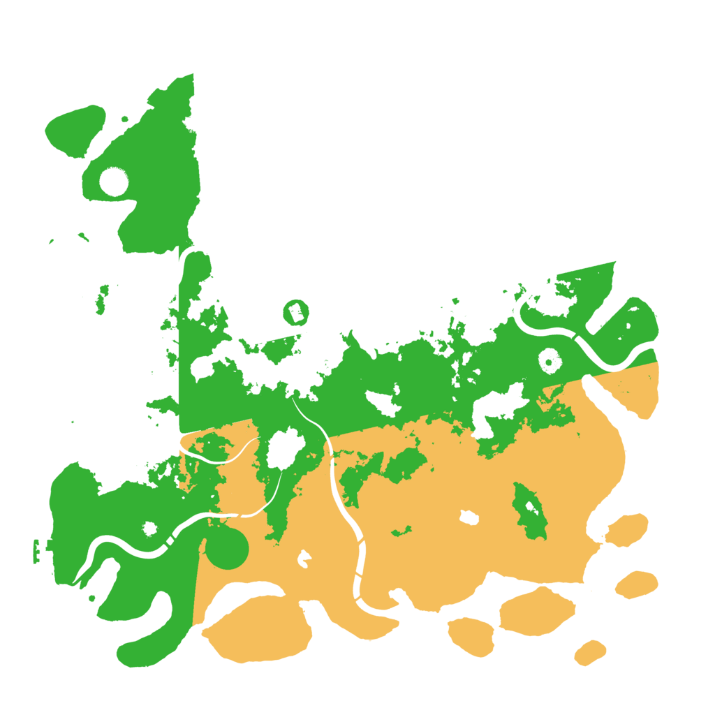 Biome Rust Map: Procedural Map, Size: 4500, Seed: 91420992