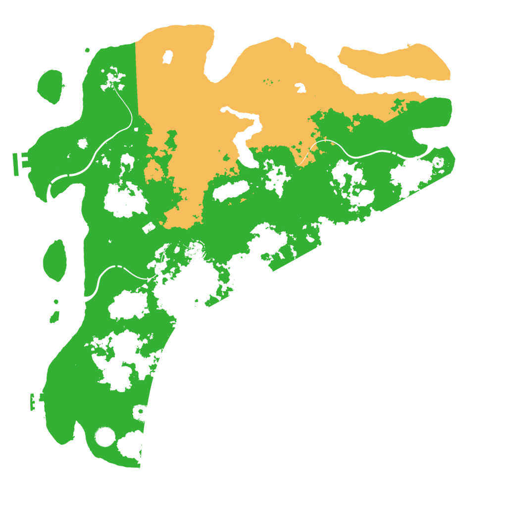 Biome Rust Map: Procedural Map, Size: 4500, Seed: 1462535841