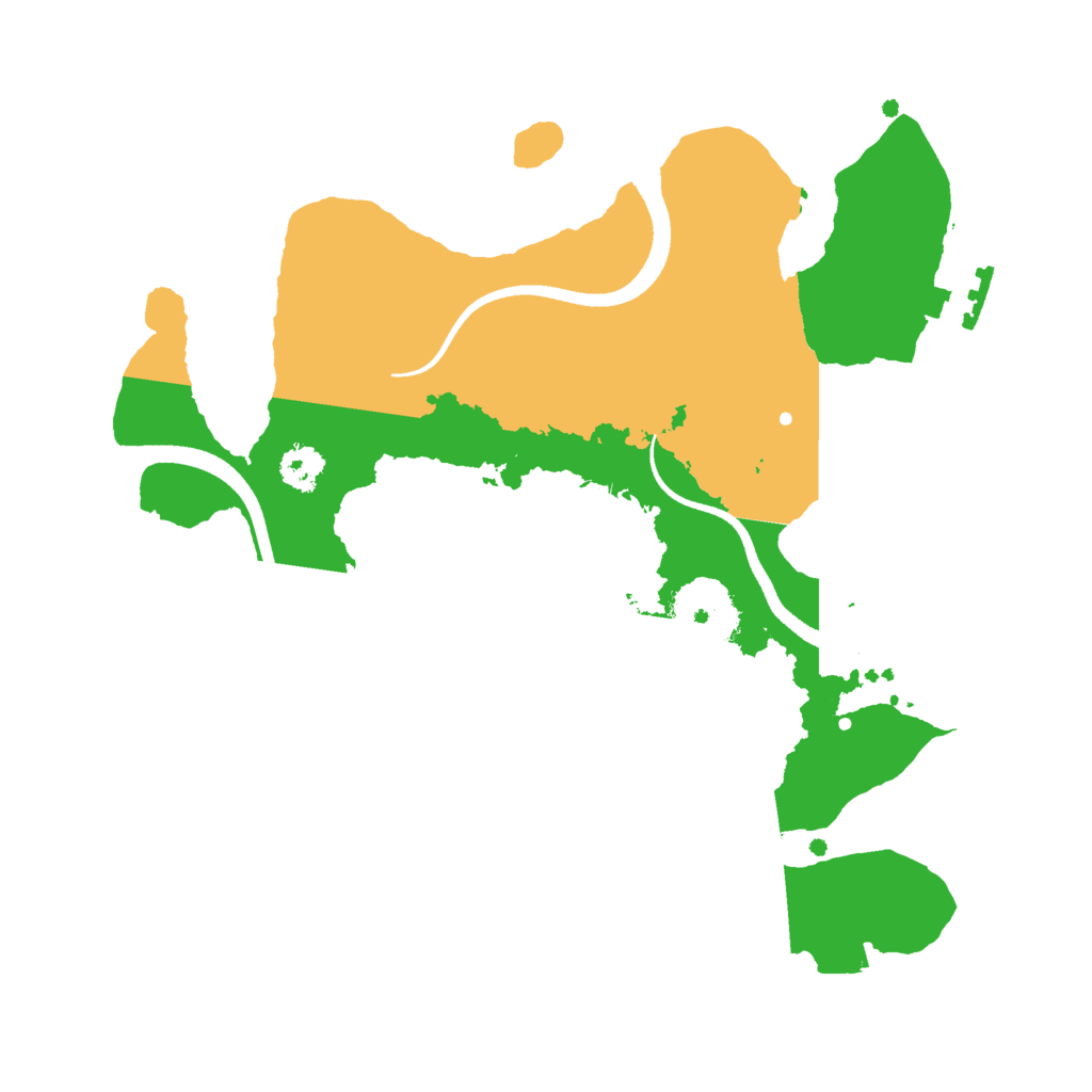 Biome Rust Map: Procedural Map, Size: 2500, Seed: 1146319