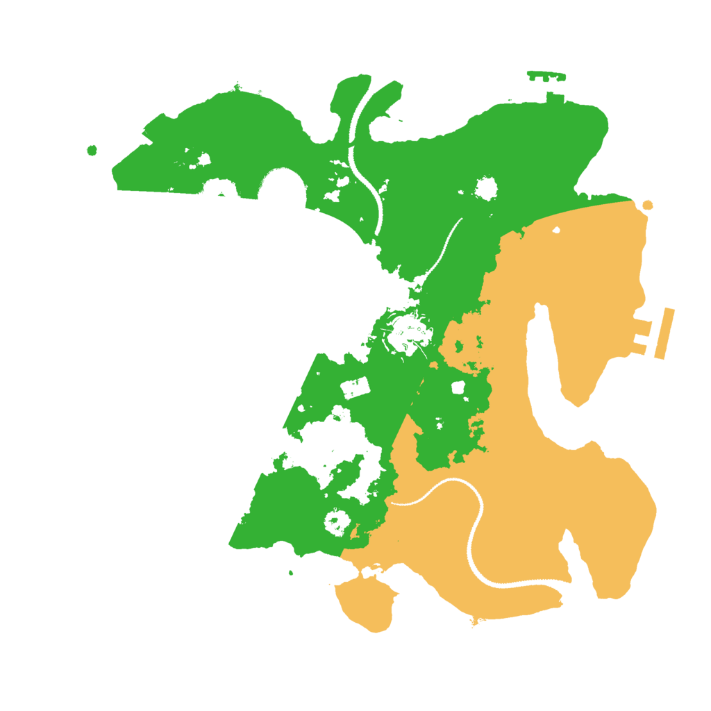 Biome Rust Map: Procedural Map, Size: 2800, Seed: 5386