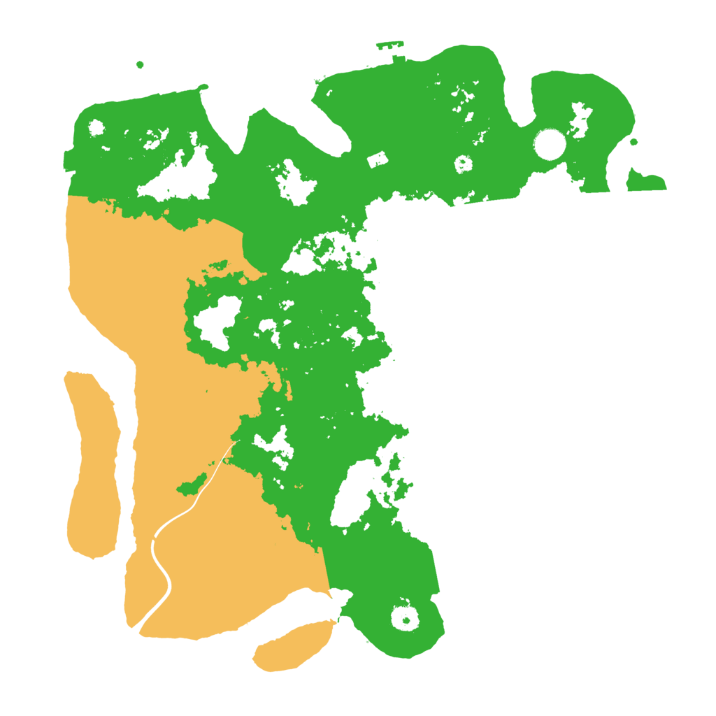 Biome Rust Map: Procedural Map, Size: 3998, Seed: 28517048
