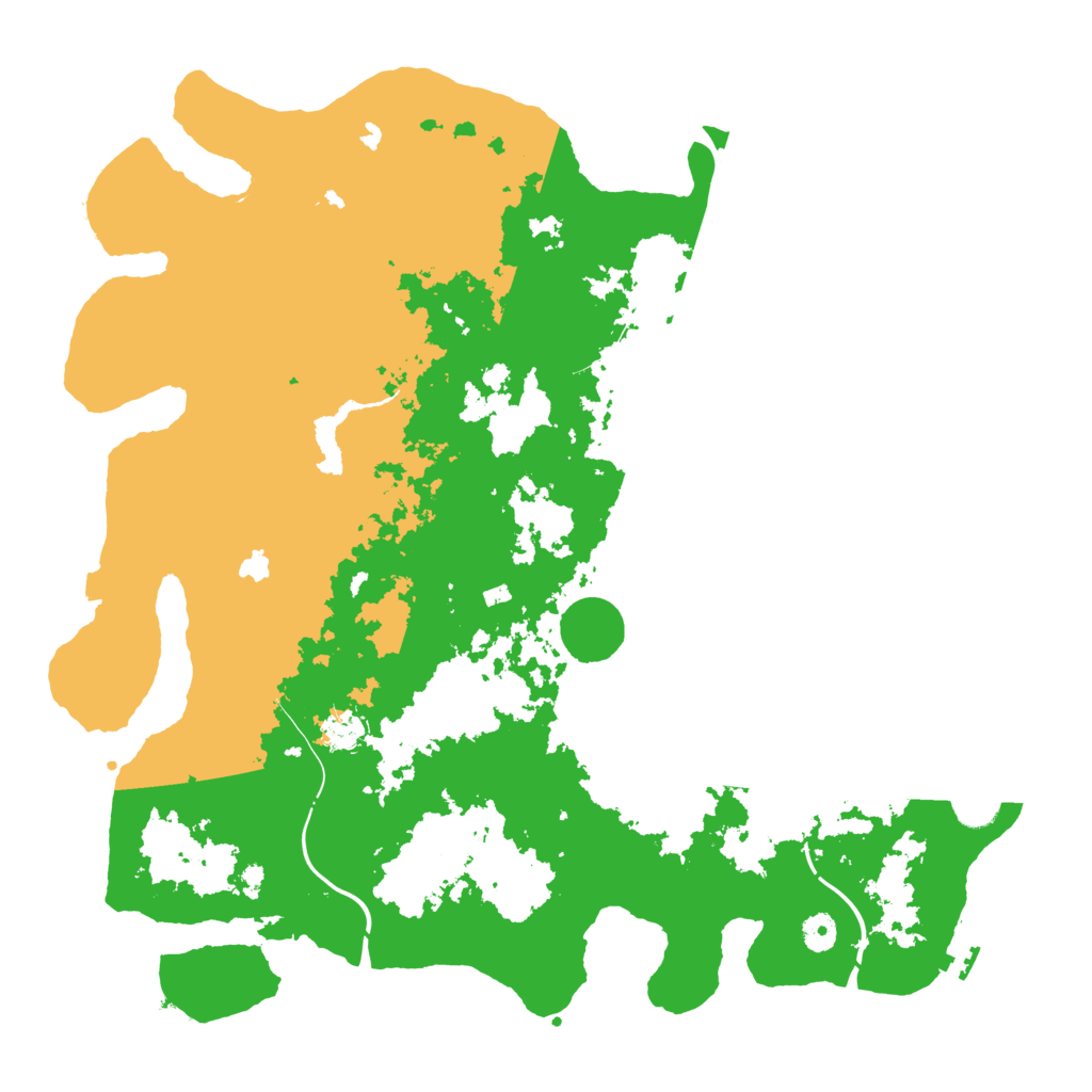 Biome Rust Map: Procedural Map, Size: 4500, Seed: 1637055045