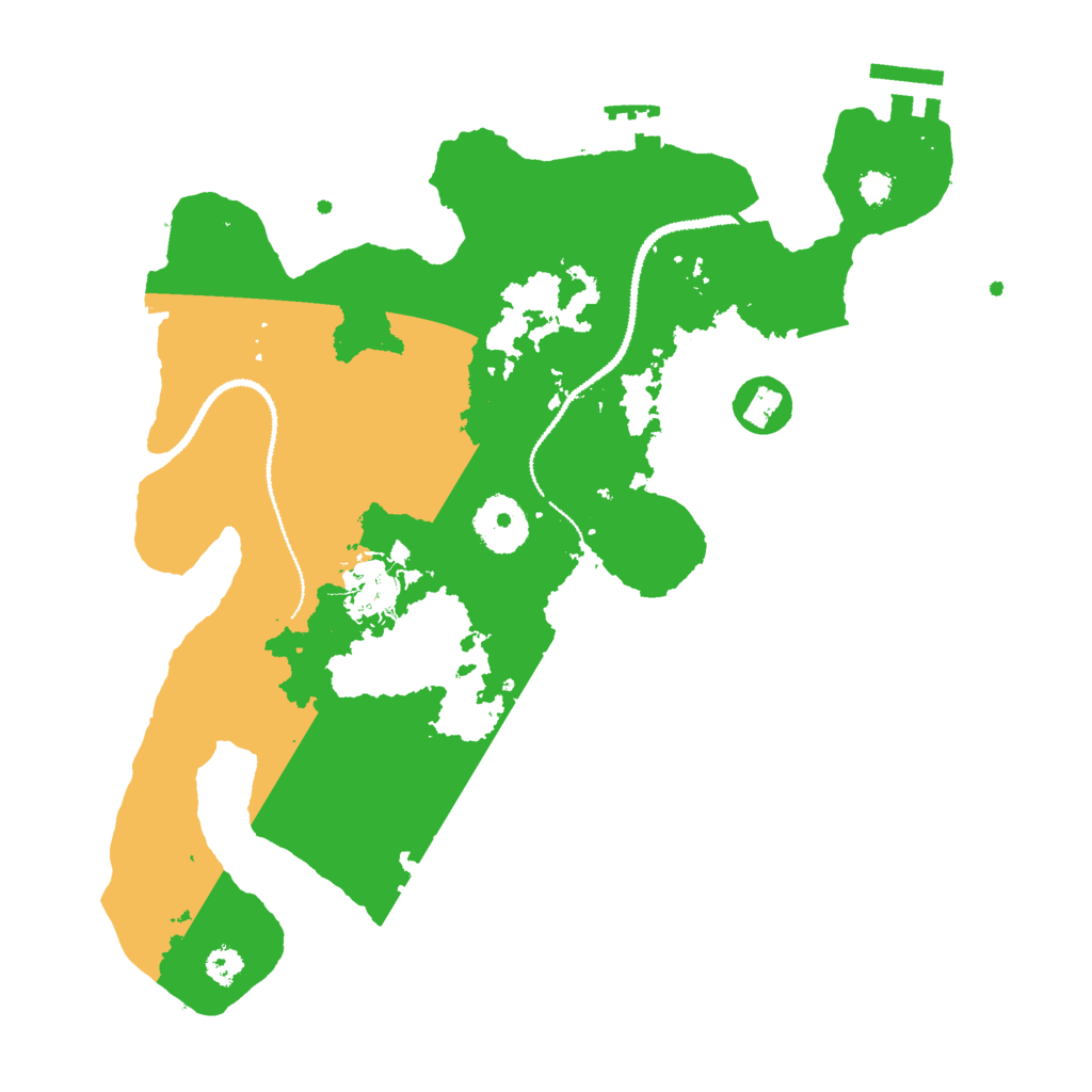 Biome Rust Map: Procedural Map, Size: 3000, Seed: 340569041