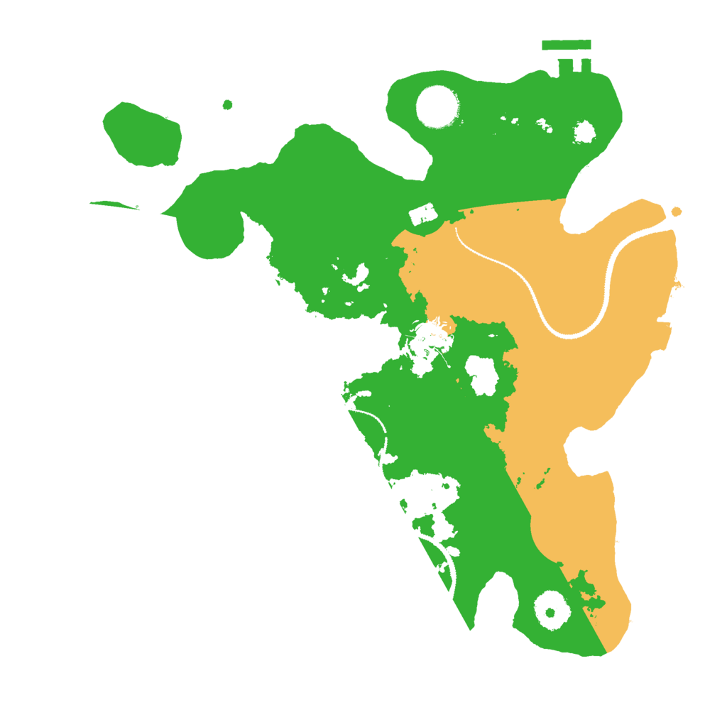 Biome Rust Map: Procedural Map, Size: 3000, Seed: 1176246630