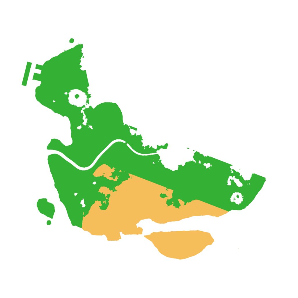 Biome Rust Map: Procedural Map, Size: 2500, Seed: 1571558004