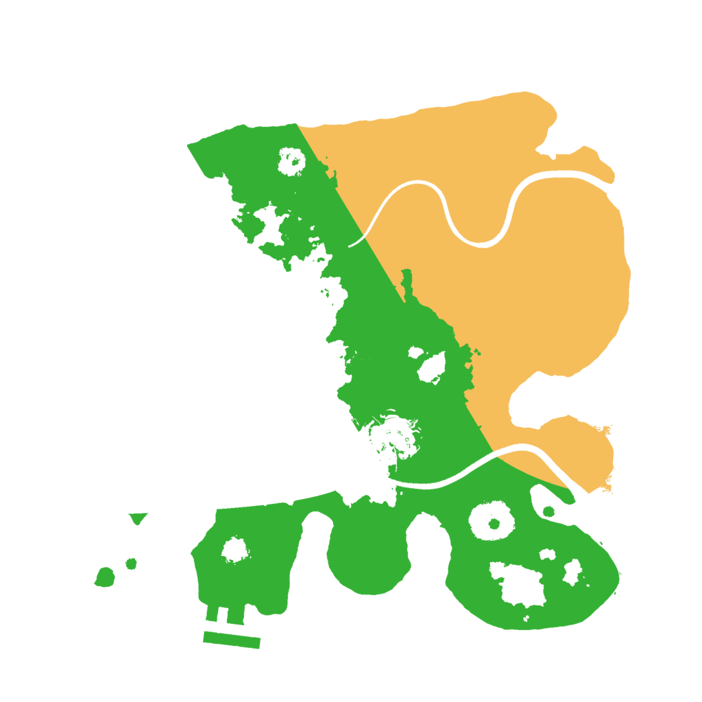 Biome Rust Map: Procedural Map, Size: 2500, Seed: 1571458004