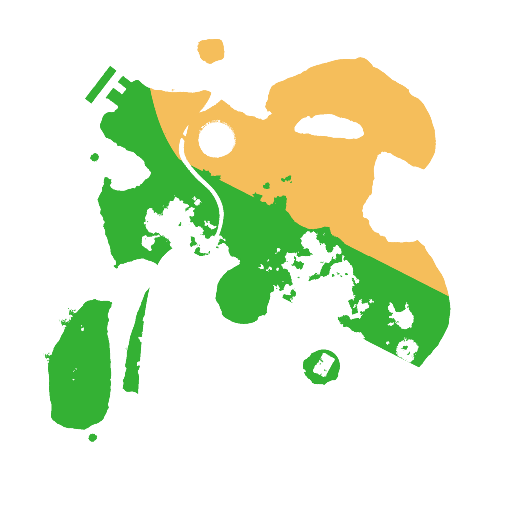 Biome Rust Map: Procedural Map, Size: 2500, Seed: 1571448004