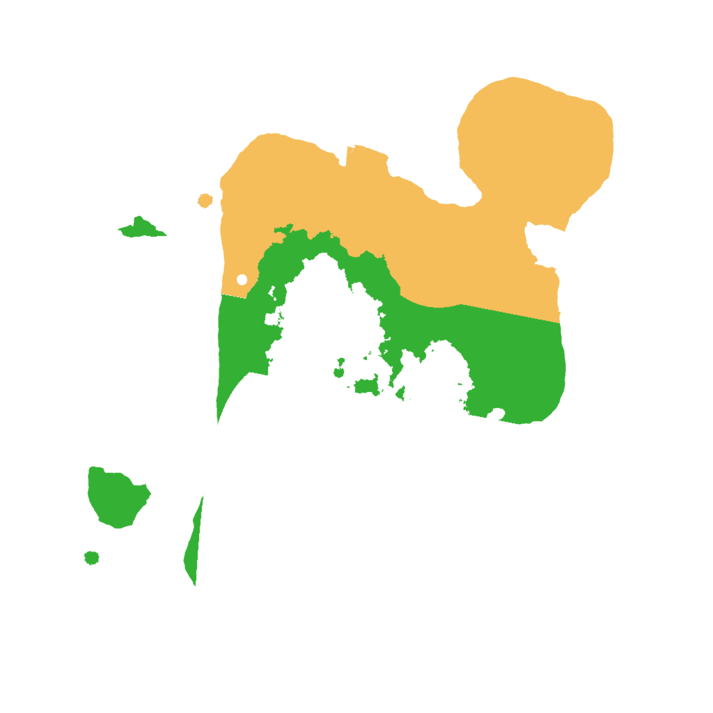 Biome Rust Map: Procedural Map, Size: 2000, Seed: 343162345