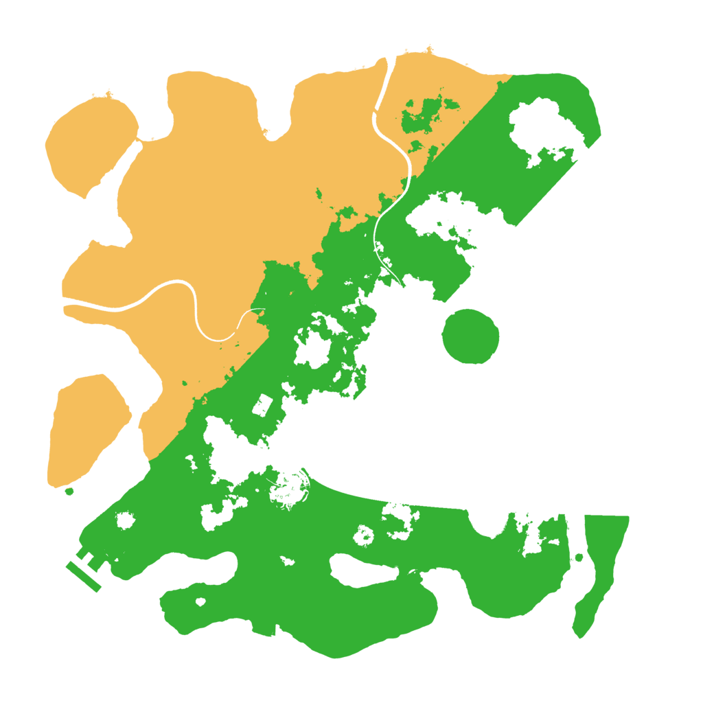 Biome Rust Map: Procedural Map, Size: 3500, Seed: 605860601