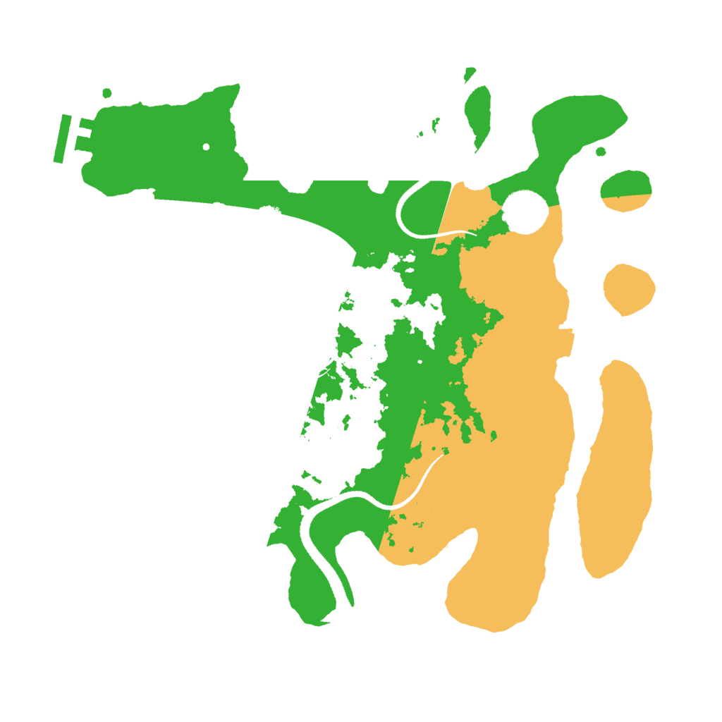 Biome Rust Map: Procedural Map, Size: 3000, Seed: 879489328