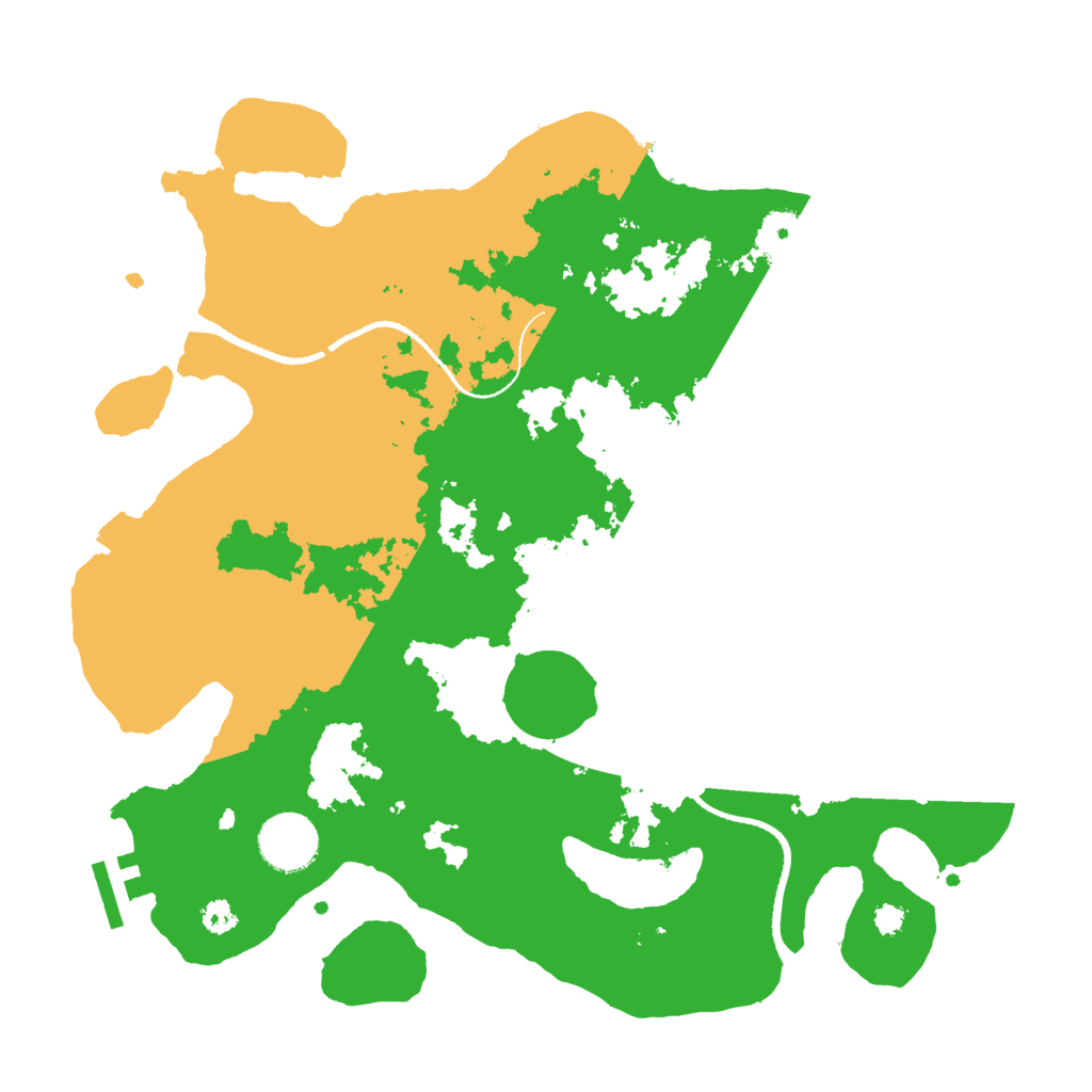 Biome Rust Map: Procedural Map, Size: 3250, Seed: 224870625