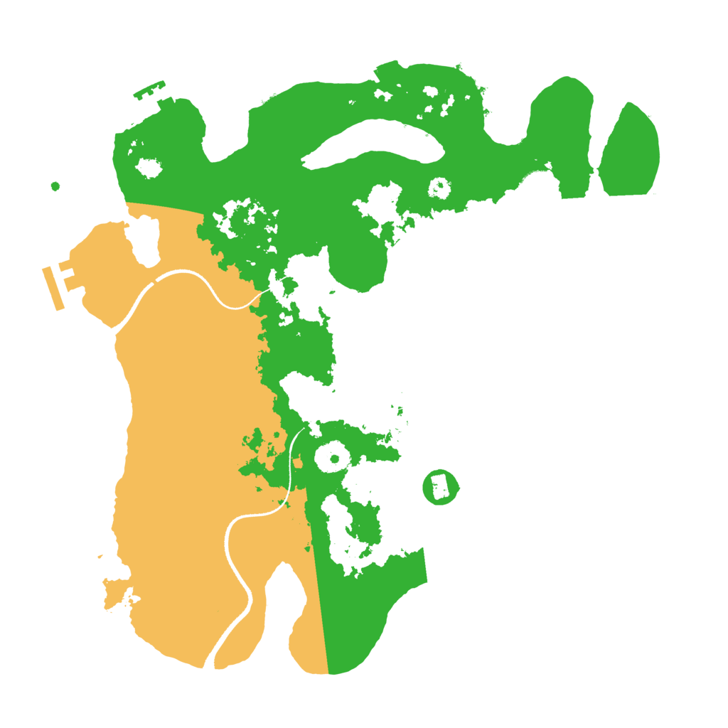 Biome Rust Map: Procedural Map, Size: 3300, Seed: 222092868