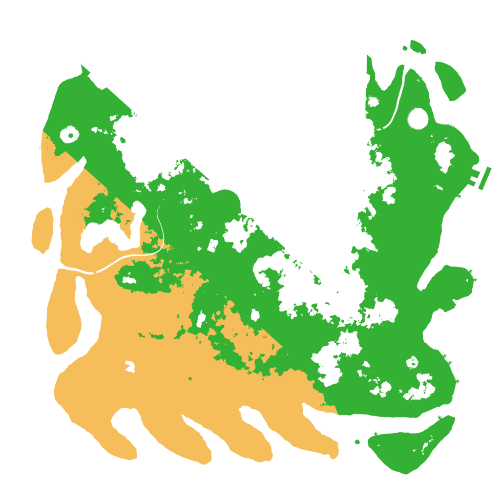 Biome Rust Map: Procedural Map, Size: 4250, Seed: 376