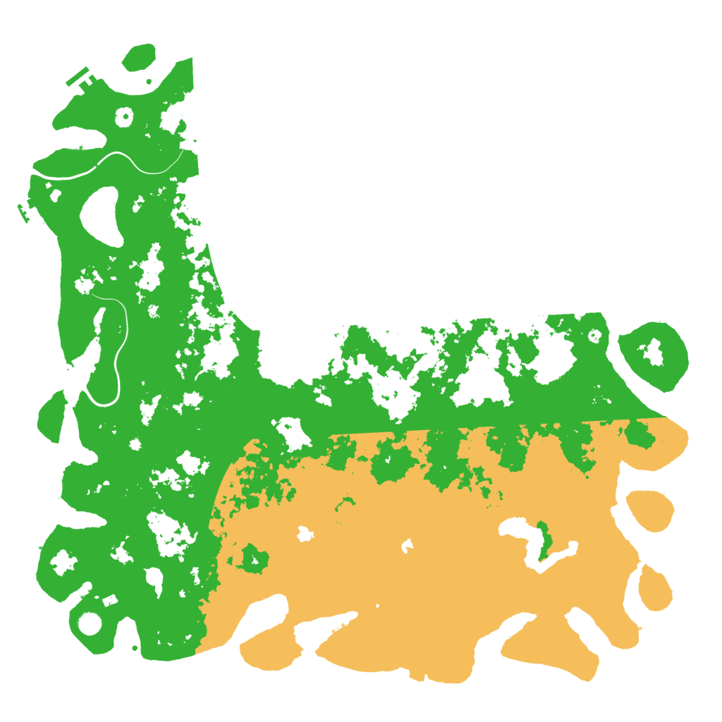 Biome Rust Map: Procedural Map, Size: 5500, Seed: 519390294
