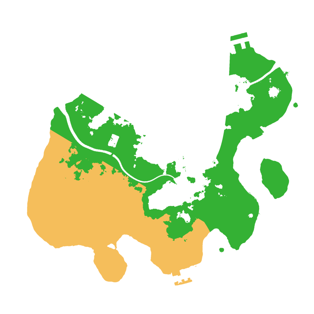 Biome Rust Map: Procedural Map, Size: 2700, Seed: 34424148