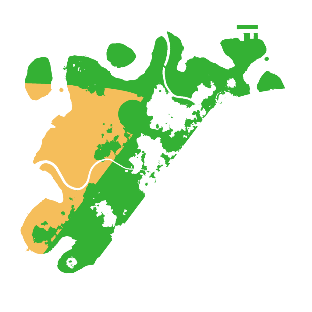 Biome Rust Map: Procedural Map, Size: 3000, Seed: 7132049