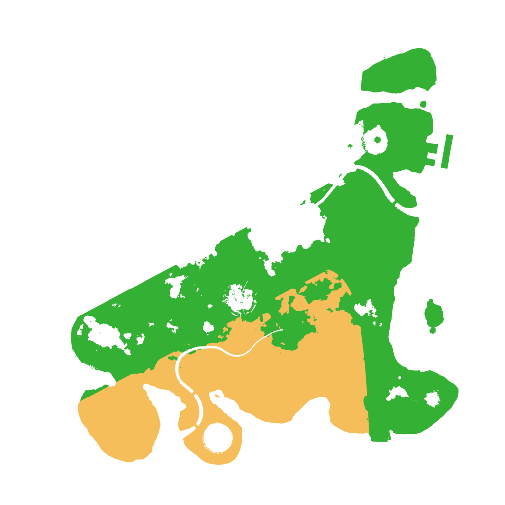 Biome Rust Map: Procedural Map, Size: 3000, Seed: 875202749